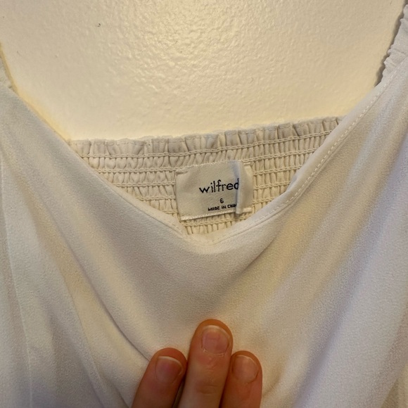 Wilfred white mini dress size 6 - Picture 2 of 2